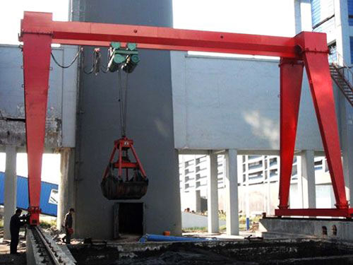 MHZ型電動葫蘆抓斗門式起重機(jī)