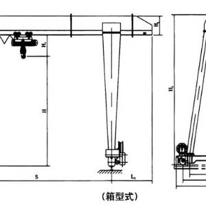 MH型電動葫蘆門式起重機(箱式)
